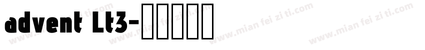 advent Lt3字体转换